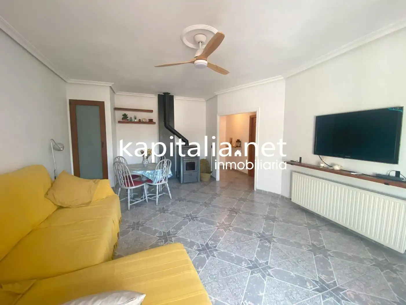 Living room of Houses for sale in Benilloba  with Private garden and Terrace