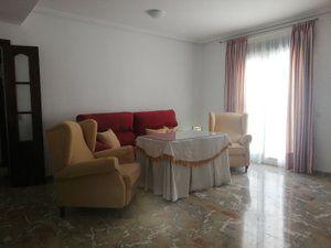 Living room of Flat to rent in  Huelva Capital  with Furnished and Balcony