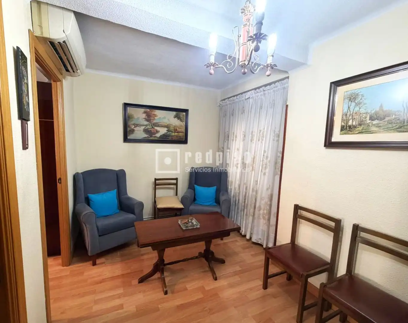 Living room of Flat for sale in Madrid  with Air Conditioner, Heating and Private garden