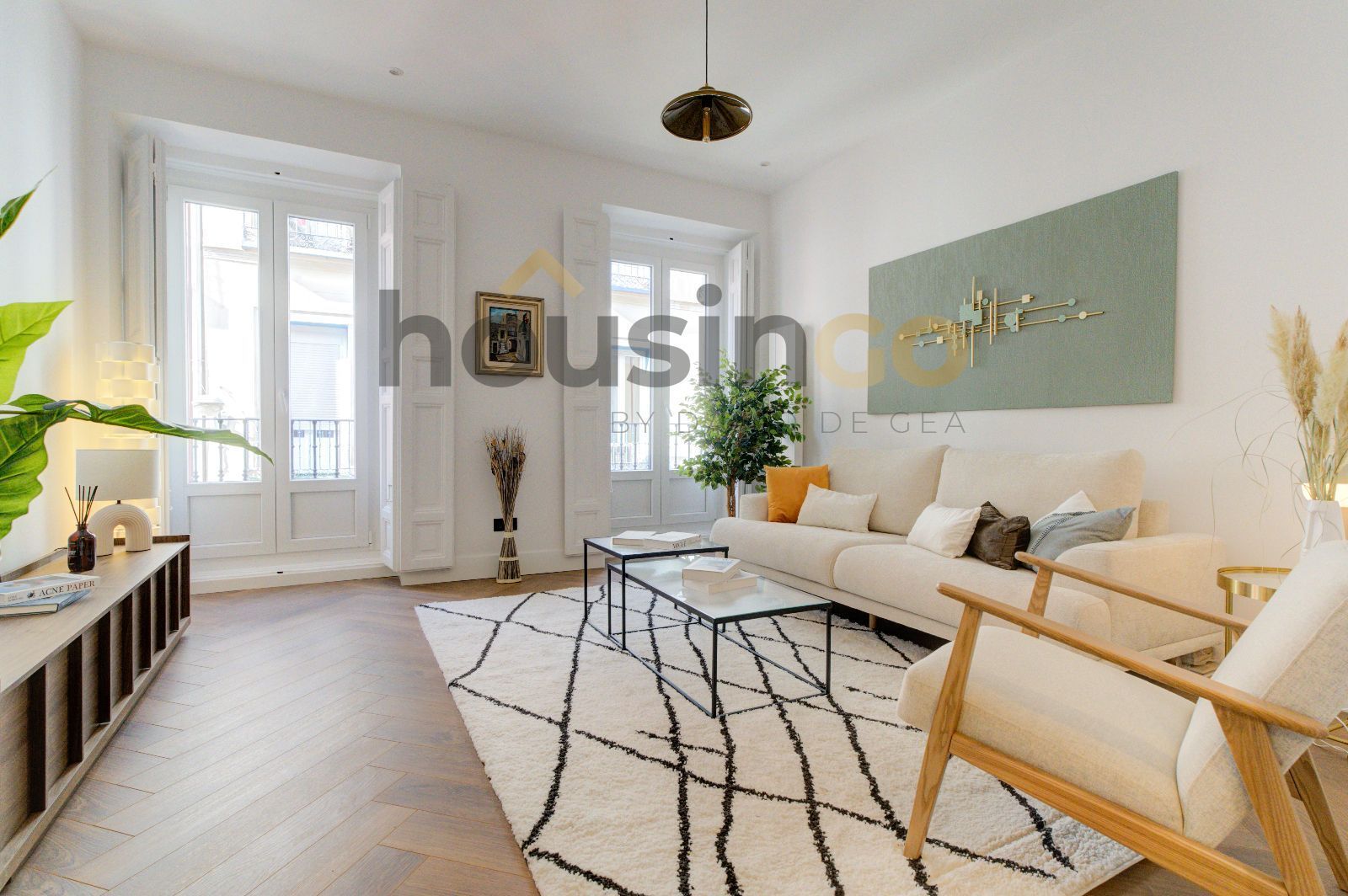 Living room of Flat for sale in  Madrid Capital  with Air Conditioner, Heating and Terrace