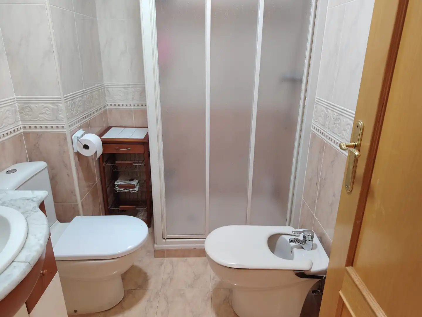 Badezimmer von Wohnung zum Verkauf in Canet d'En Berenguer mit Klimaanlage, Heizung und Terrasse