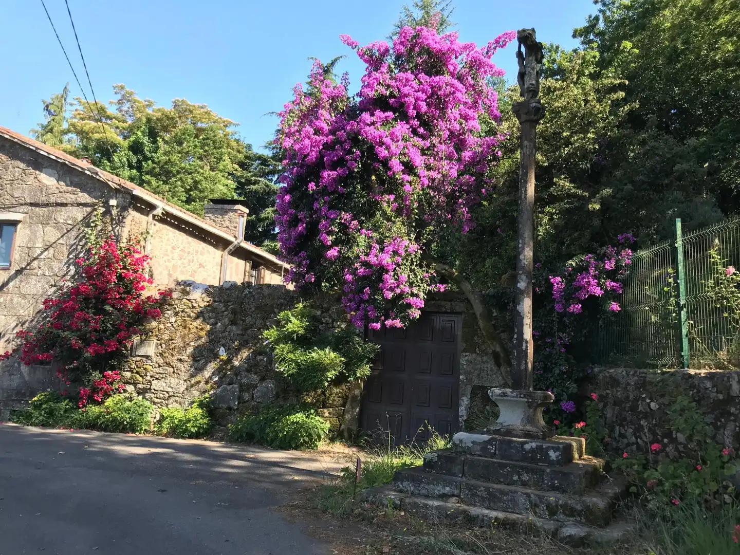 Vista exterior de Finca rústica en venta en Rois con Calefacción y Piscina