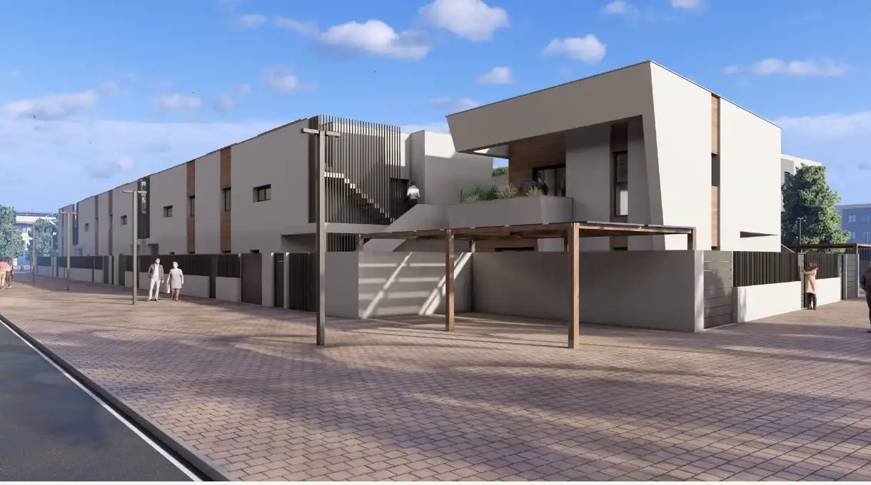 Exterior view of Houses for sale in Torre-Pacheco  with Air Conditioner, Heating and Private garden