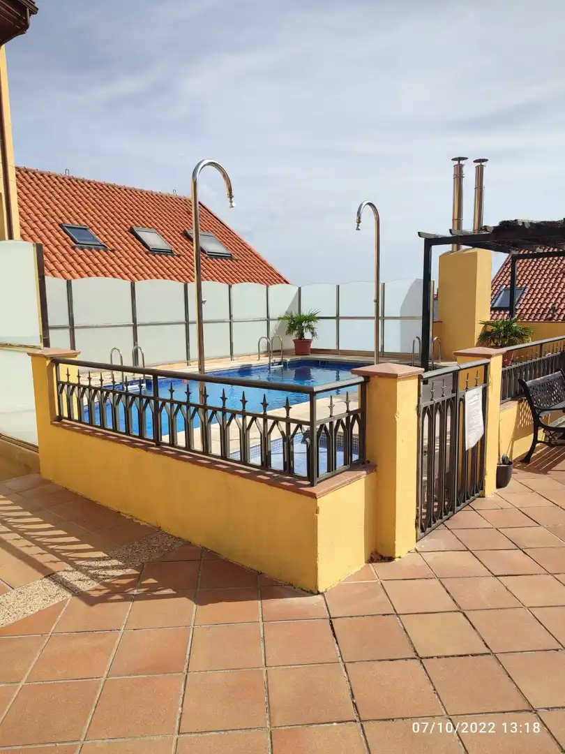 Swimming pool of Flat for sale in San Lorenzo de El Escorial  with Heating, Parquet flooring and Storage room