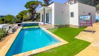 Exterior view of House or chalet for sale in Lloret de Mar  with Air Conditioner, Terrace and Swimming Pool