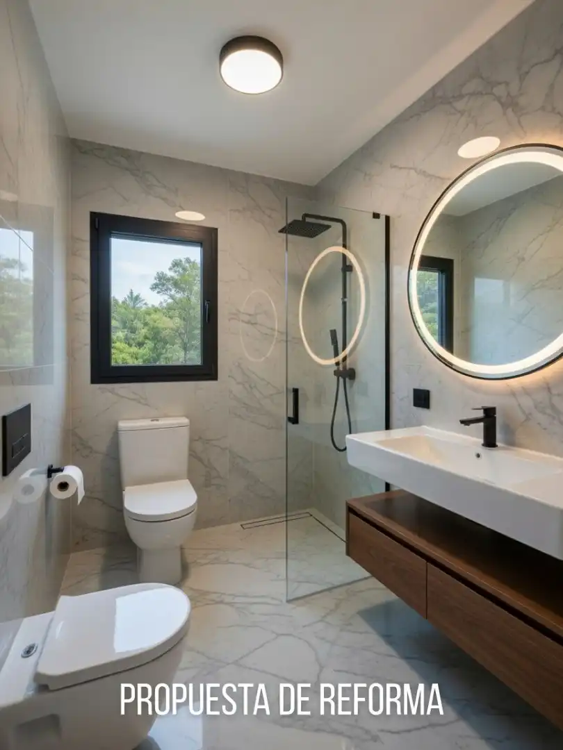 Baño de Casa o chalet en venta en Vallirana con Calefacción, Terraza y Piscina