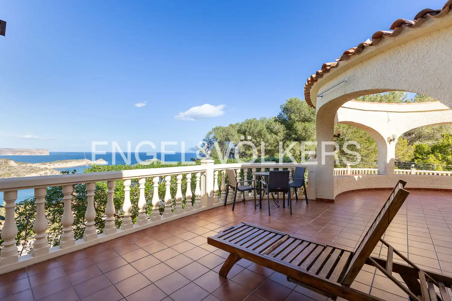Terraza de Casa o chalet en venta en Jávea / Xàbia con Aire acondicionado, Calefacción y Jardín privado
