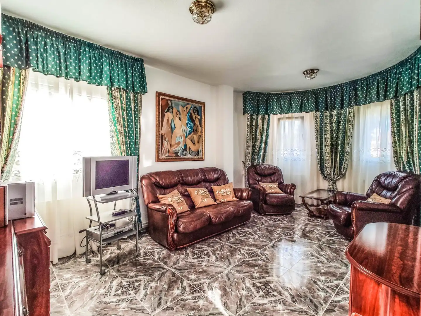 Sala d'estar de Casa o xalet de lloguer en Orihuela amb Aire condicionat, Jardí privat i Terrassa