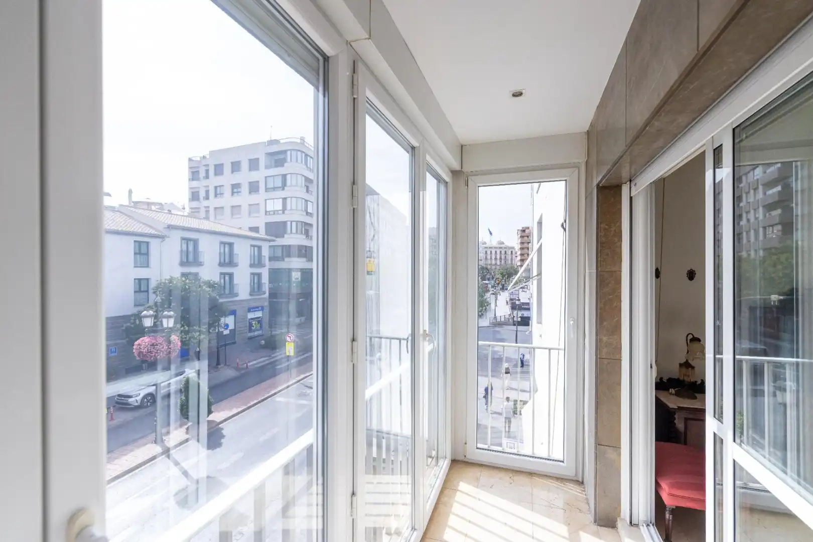 Balcony of Flat for rent in Granada  with Air Conditioner, Furnished and Balcony