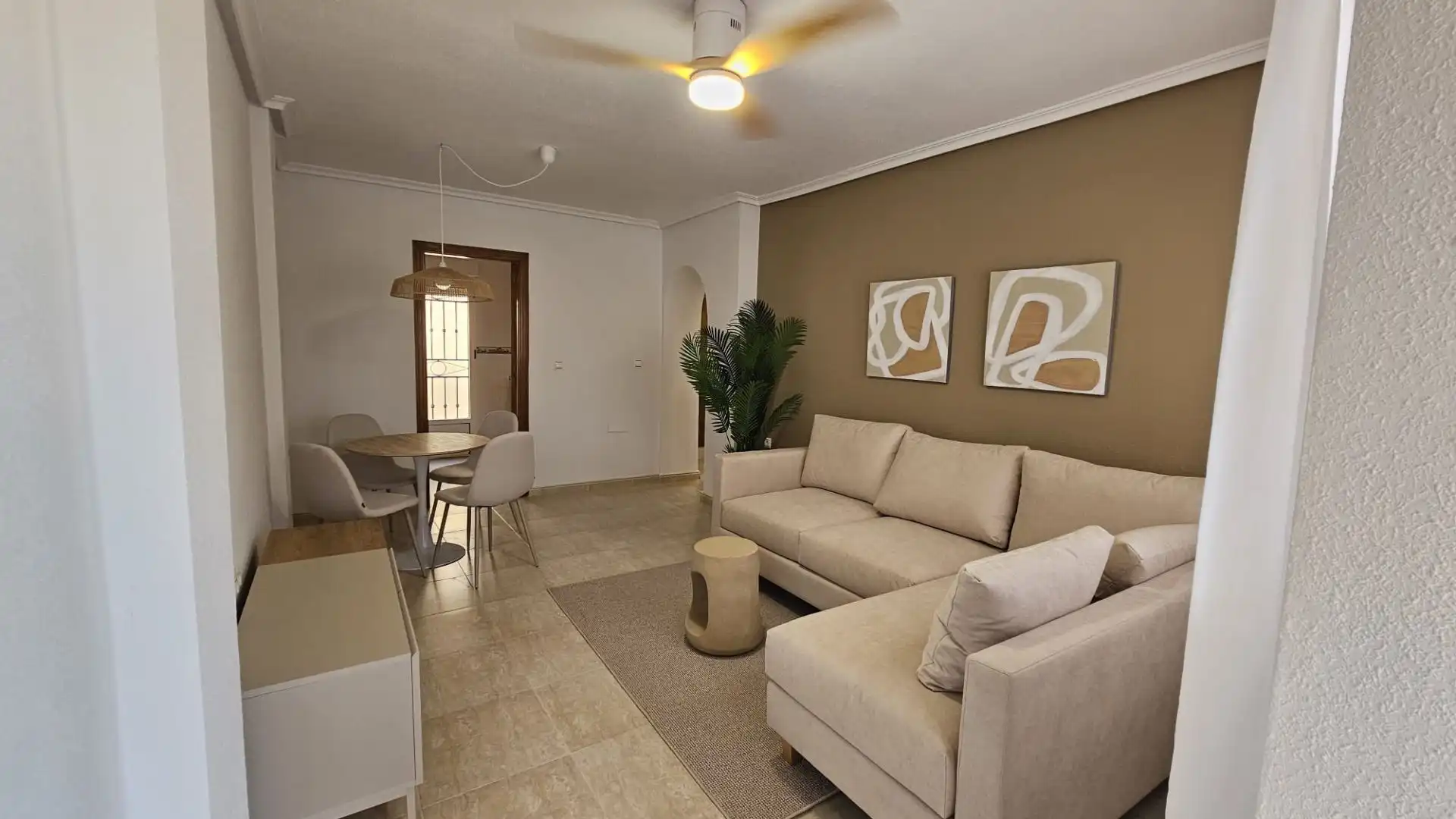 Wohnzimmer von Haus oder Chalet zur Miete in Orihuela mit Klimaanlage, Heizung und Möbliert