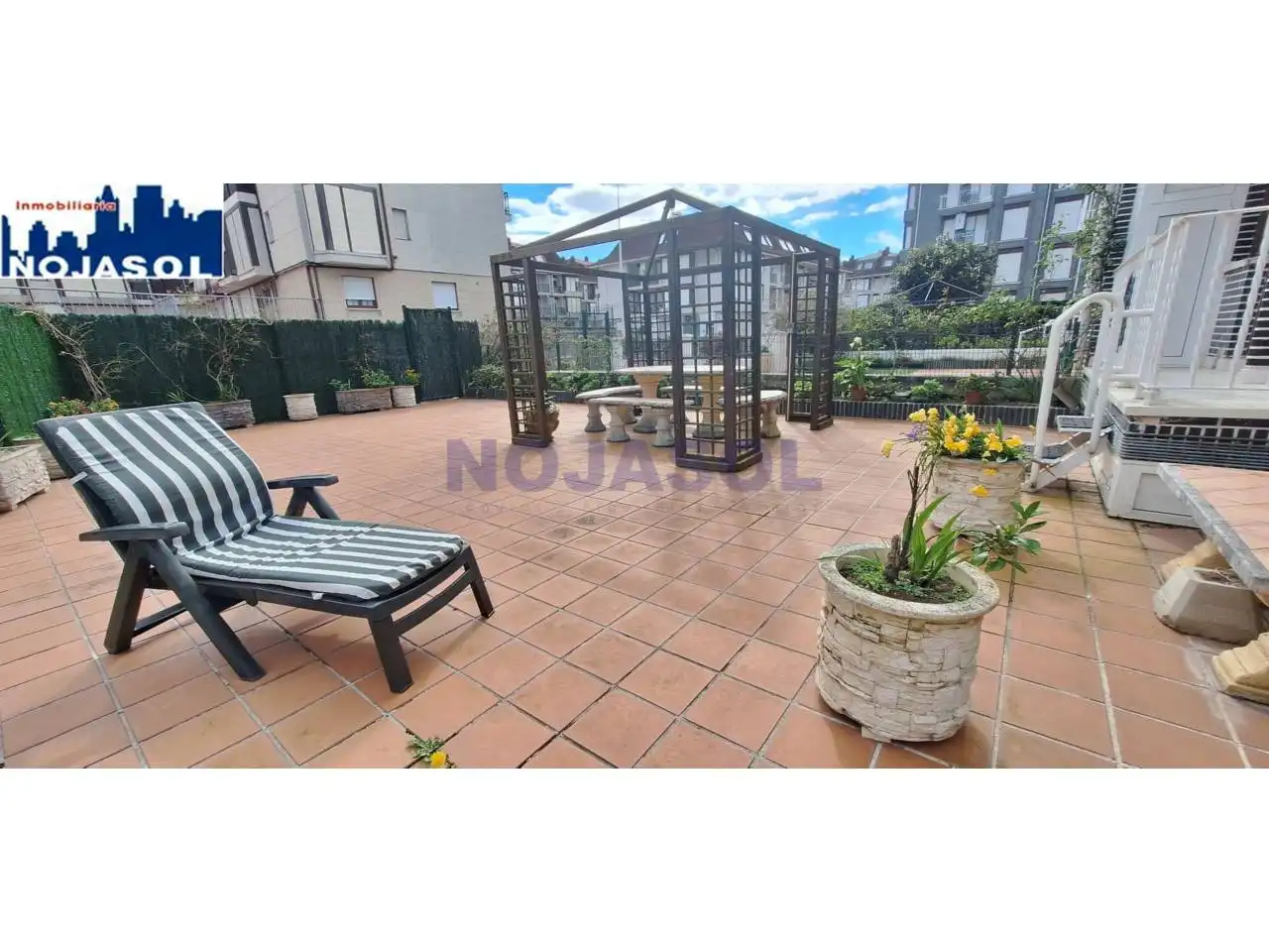 Terrassa de Apartament de lloguer en Noja amb Calefacció, Jardí privat i Terrassa