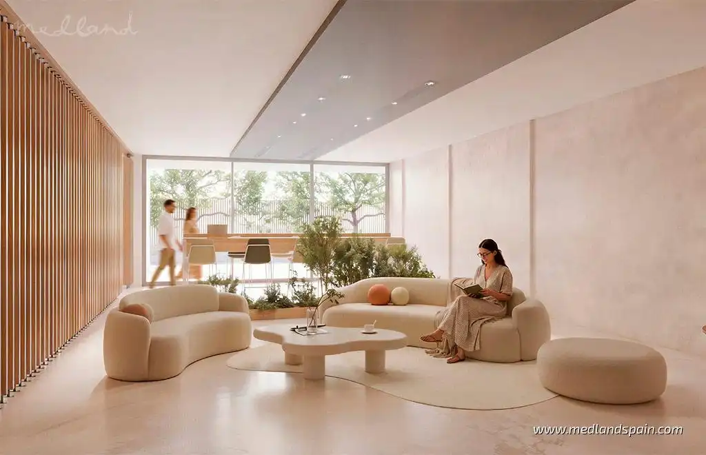 Sala de estar de Apartamento en venta en La Nucia con Aire acondicionado, Calefacción y Terraza