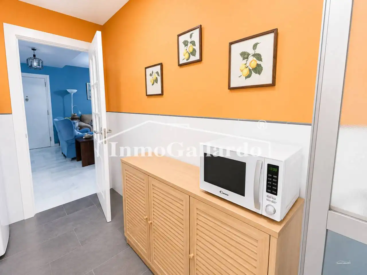 Küche von Wohnung zum Verkauf in Málaga mit Klimaanlage, Heizung und Terrasse