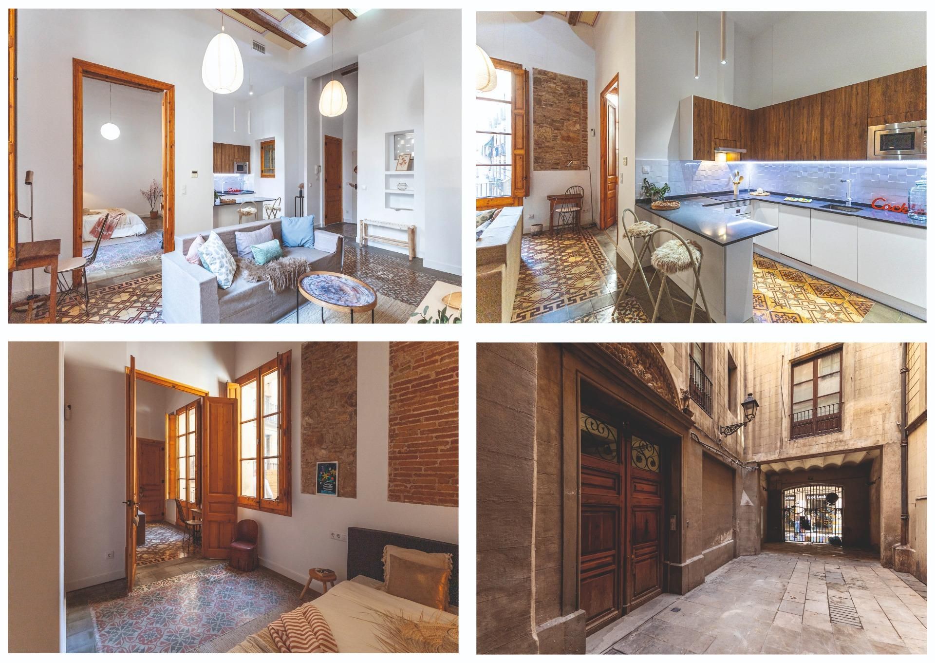 Exterior view of Flat for sale in  Barcelona Capital  with Air Conditioner, Heating and Terrace