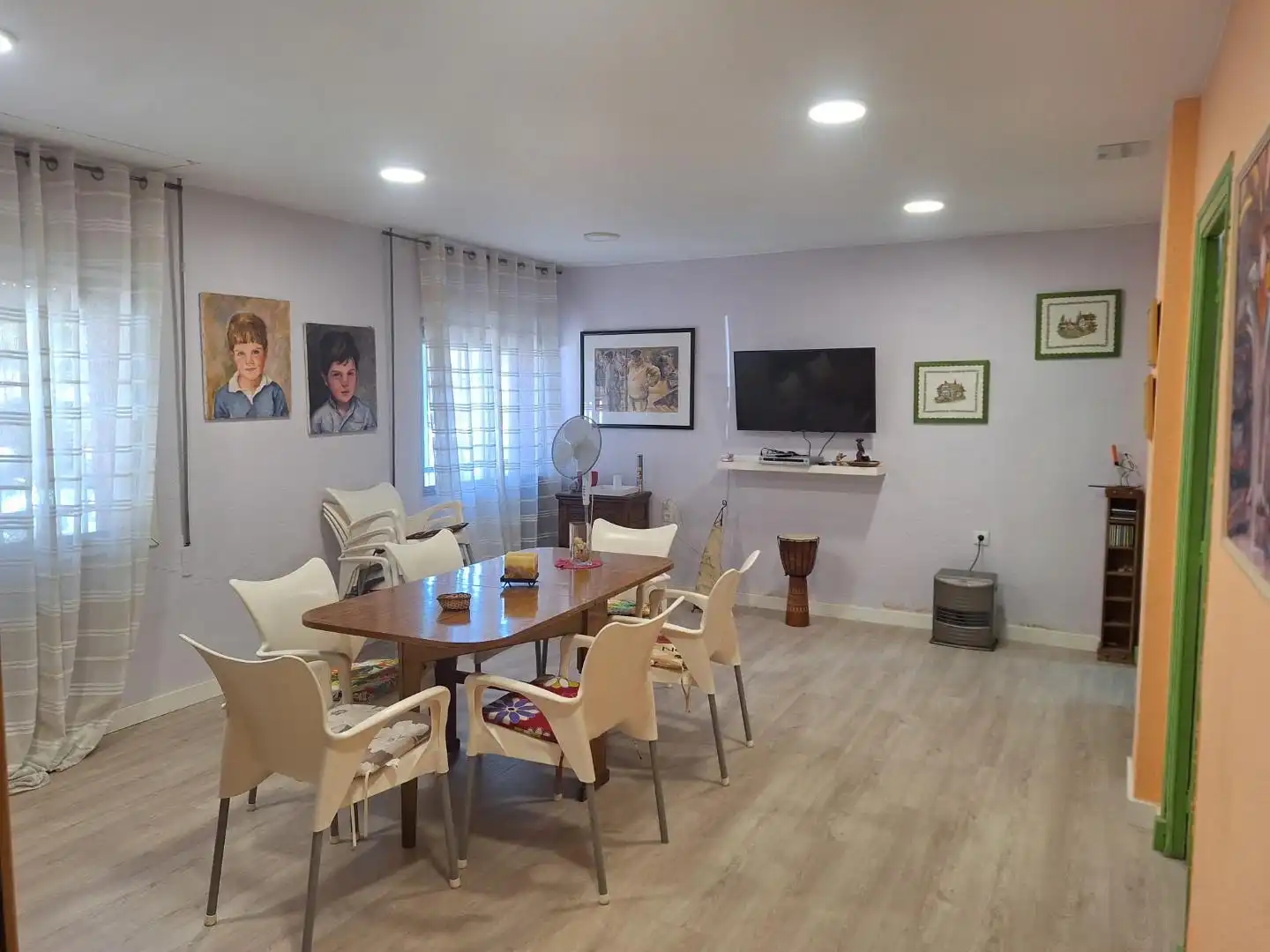 Comedor de Casa adosada en venta en Zaragoza con Terraza