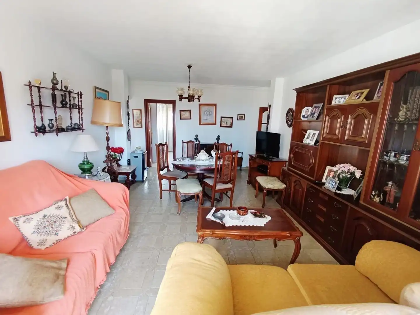 Sala d'estar de Pis en venda en Málaga amb Aire condicionat i Terrassa