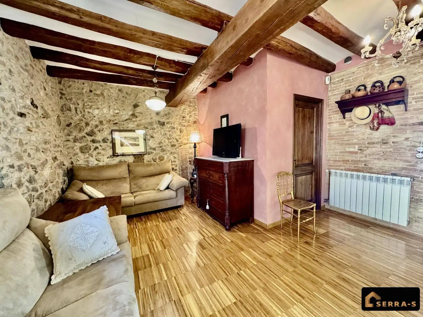Living room of Houses for sale in Fontanilles  with Heating, Private garden and Balcony