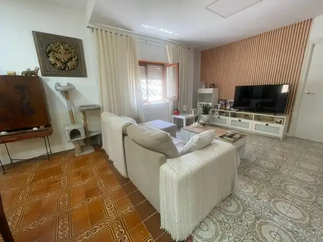 Sala de estar de Planta baja en venta en Villajoyosa / La Vila Joiosa con Terraza y Amueblado
