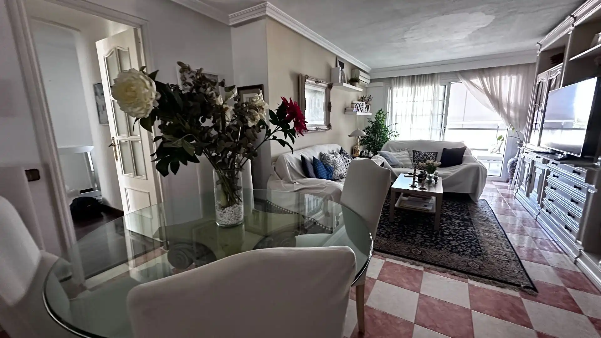 Wohnzimmer von Wohnung zur Miete in Tortosa mit Klimaanlage, Heizung und Terrasse