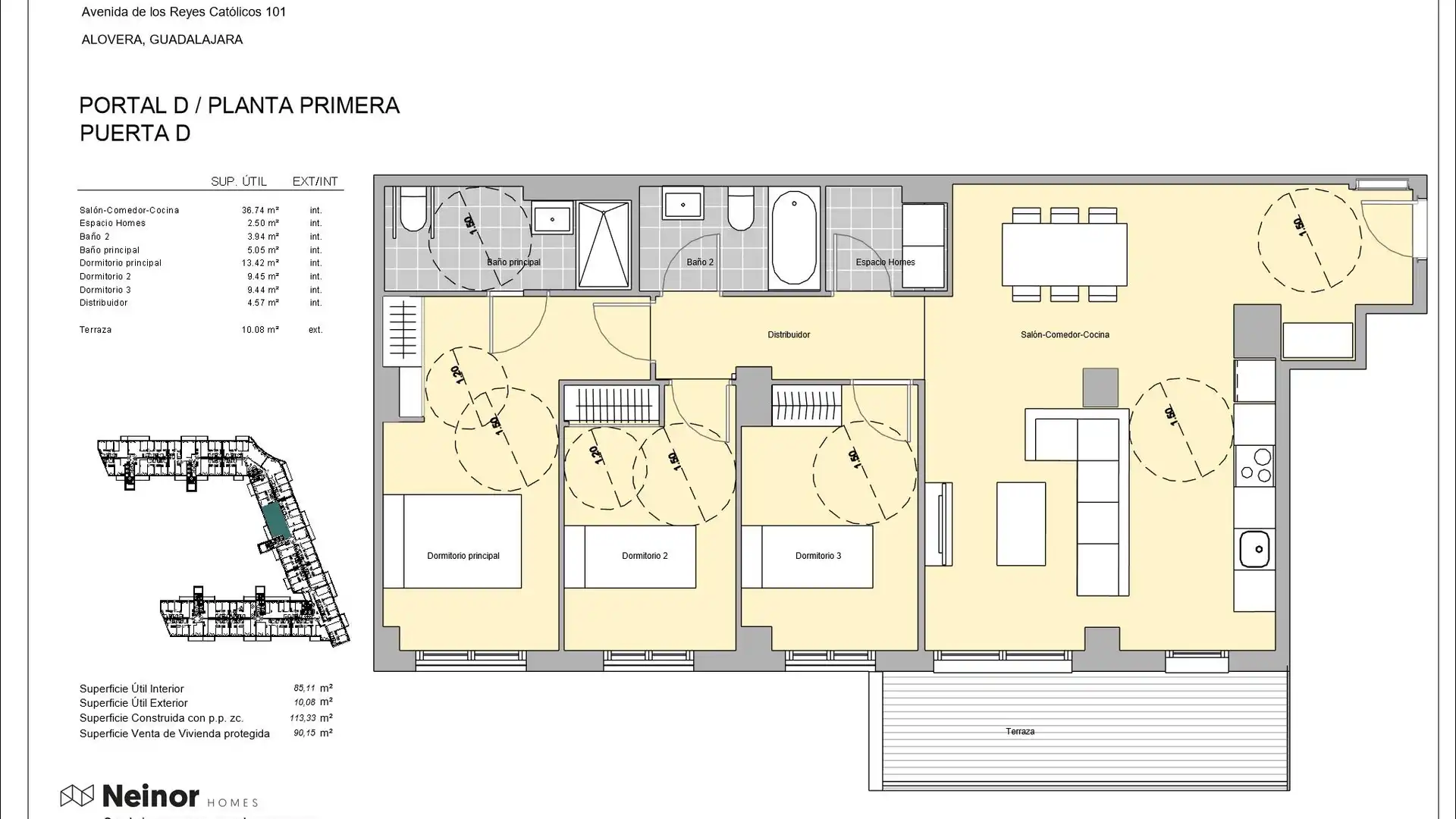 Flat for sale in Avenida Camino las Fuentes, Alovera