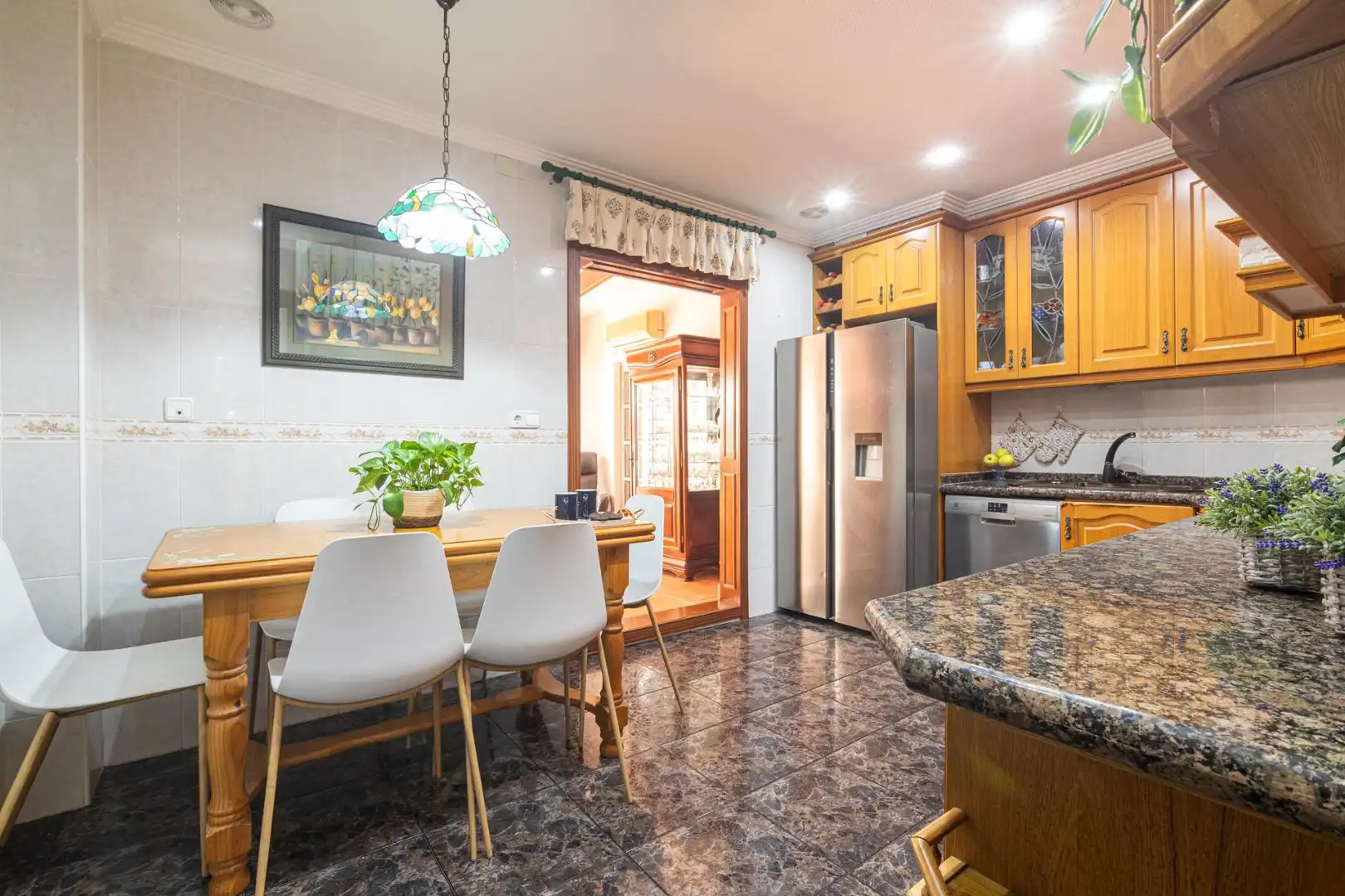 Cocina de Planta baja en venta en Elche / Elx con Aire acondicionado, Calefacción y Terraza