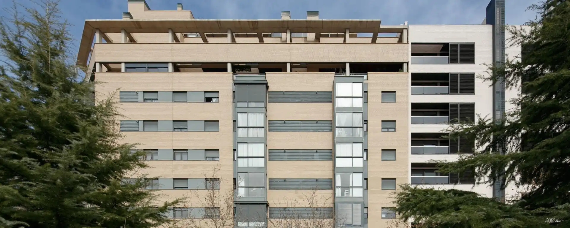 Vista exterior de Piso en venta en  Madrid Capital con Terraza y Trastero