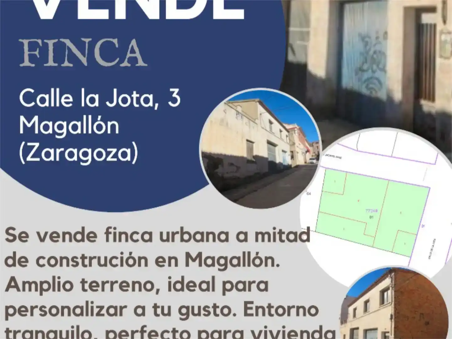 Vista exterior de Finca rústica en venta en Magallón