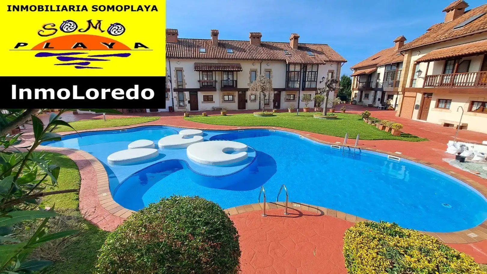 Piscina de Casa o xalet en venda en Ribamontán al Mar amb Calefacció, Terrassa i Piscina comunitària