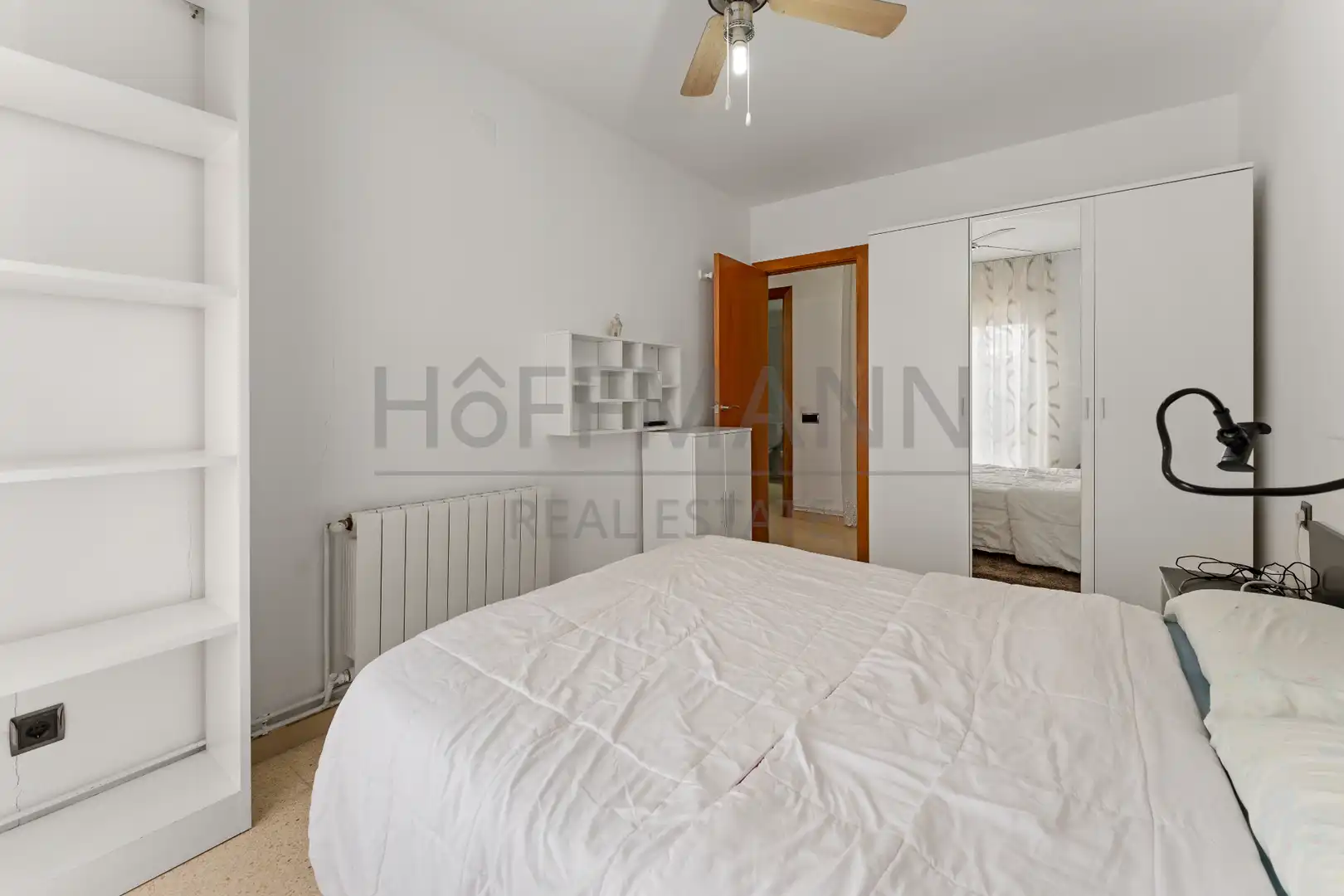 Bedroom of Flat for sale in Terrassa  with Air Conditioner, Heating and Furnished