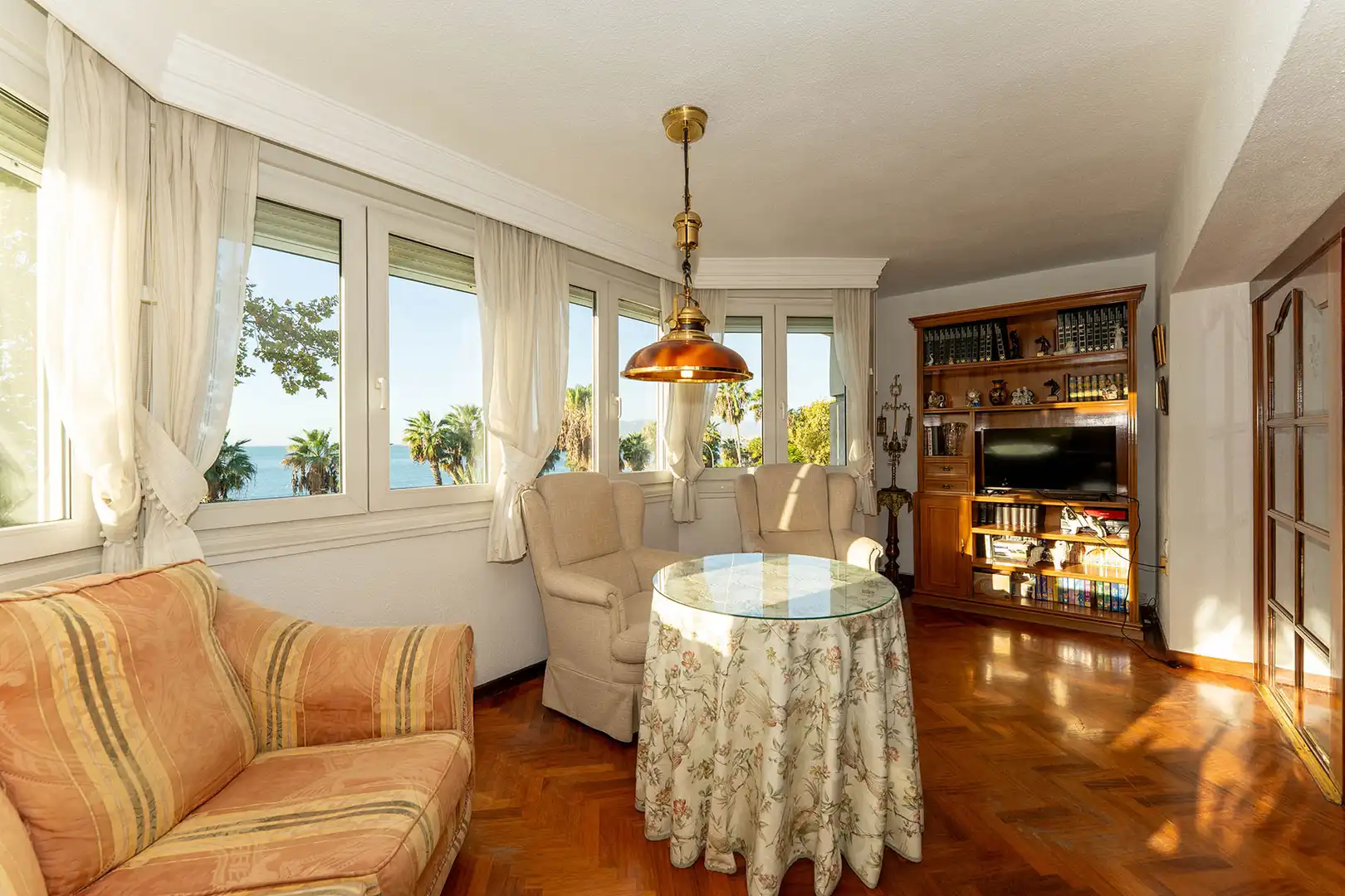 Living room of Attic for sale in Málaga  with Air Conditioner, Terrace and Storage room