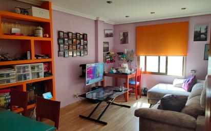 Living room of Flat for sale in San Vicente del Raspeig / Sant Vicent del Raspeig  with Air Conditioner, Parquet flooring and Terrace