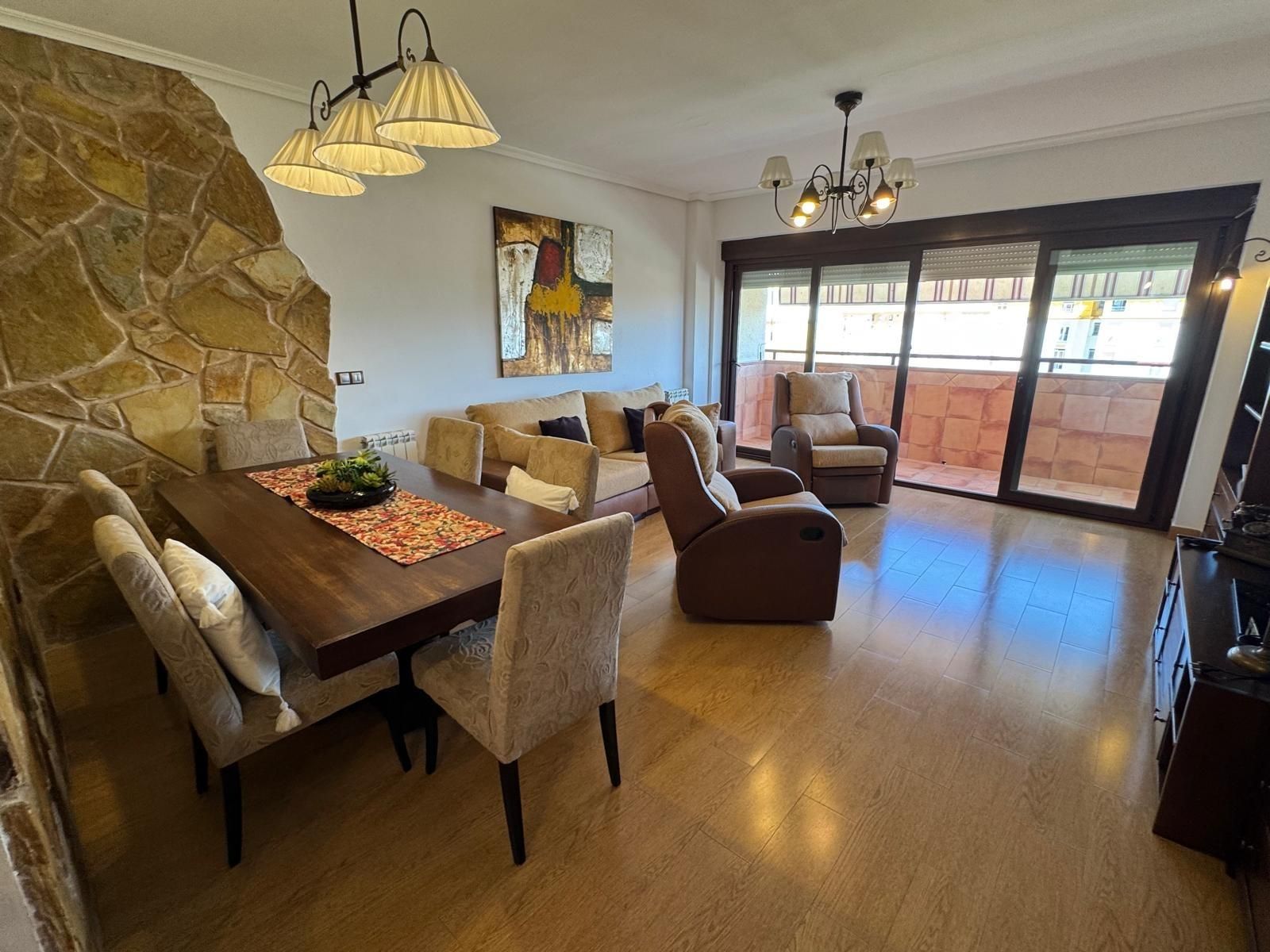 Living room of Attic to rent in  Sevilla Capital  with Air Conditioner, Terrace and Community pool