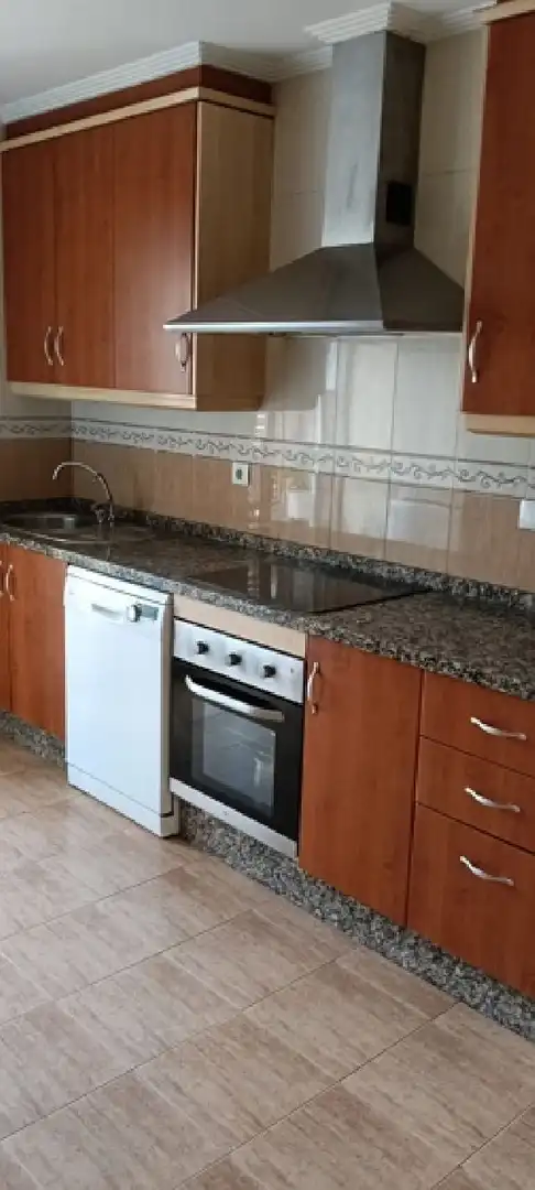 Cuina de Pis de lloguer en Elche / Elx amb Aire condicionat, Forn i Rentadora