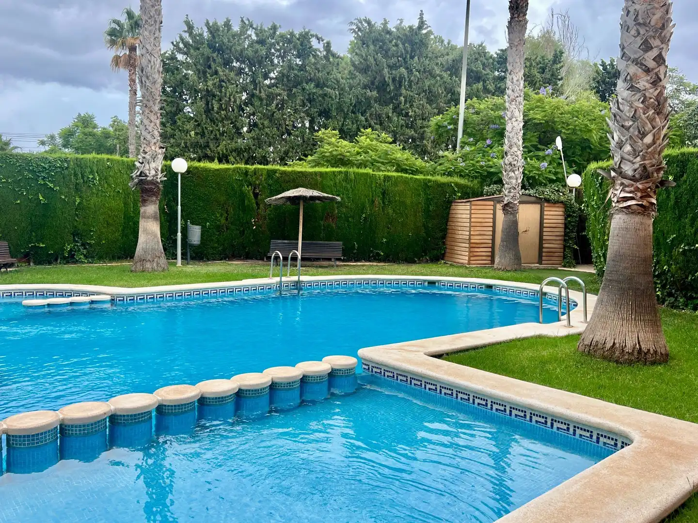 Swimming pool of Houses for rent in Alicante / Alacant  with Air Conditioner, Heating and Private garden