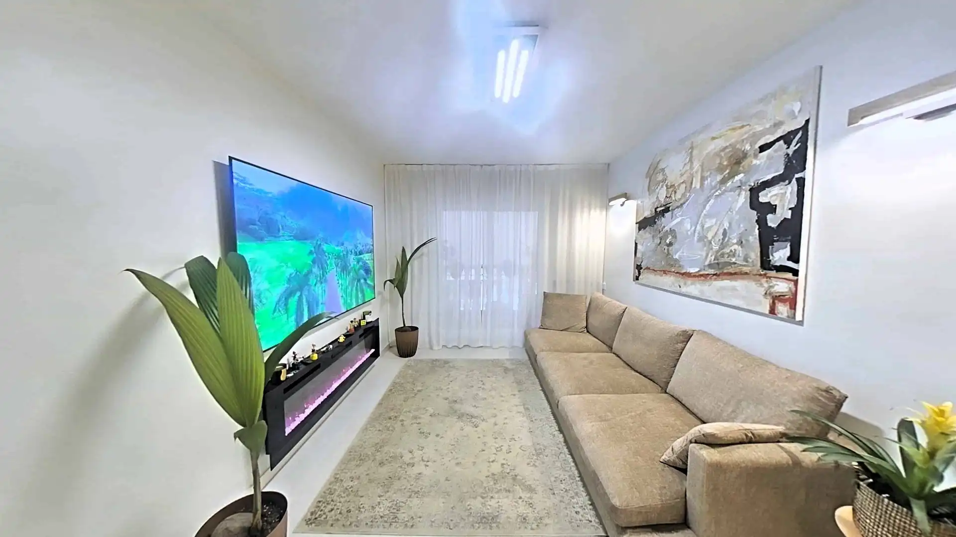 Sala d'estar de Apartament en venda en San Pedro del Pinatar amb Aire condicionat, Moblat i Balcó