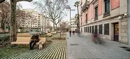 Vista exterior de Piso en venta en Barcelona con Aire acondicionado, Calefacción y Parquet