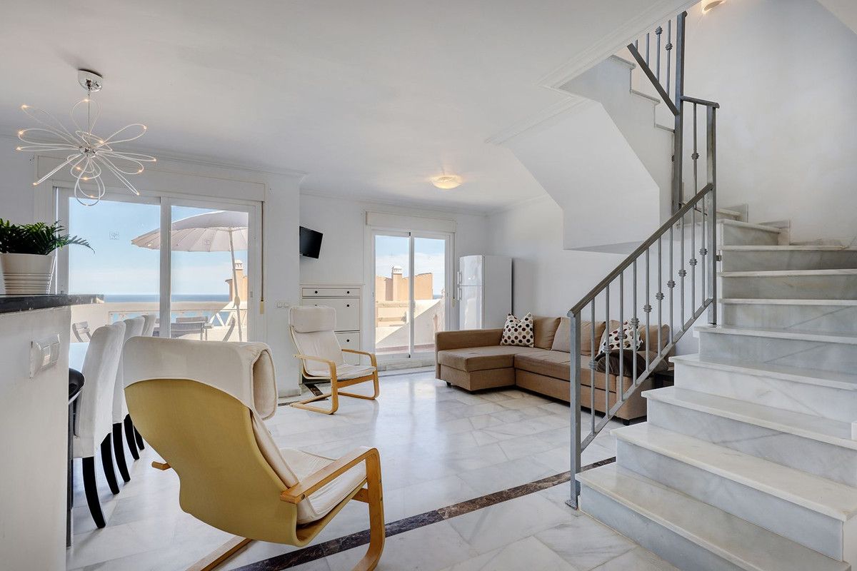 Living room of Attic for sale in Casares  with Air Conditioner, Terrace and Furnished