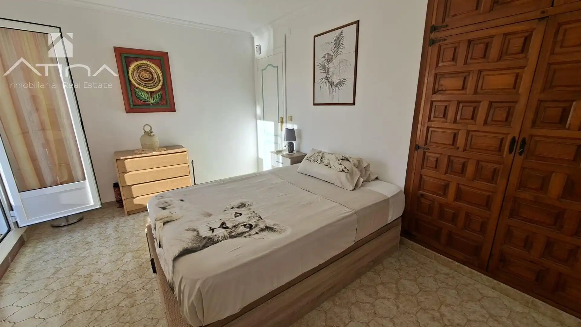 Dormitori de Casa adosada en venda en Dénia amb Aire condicionat, Calefacció i Jardí privat