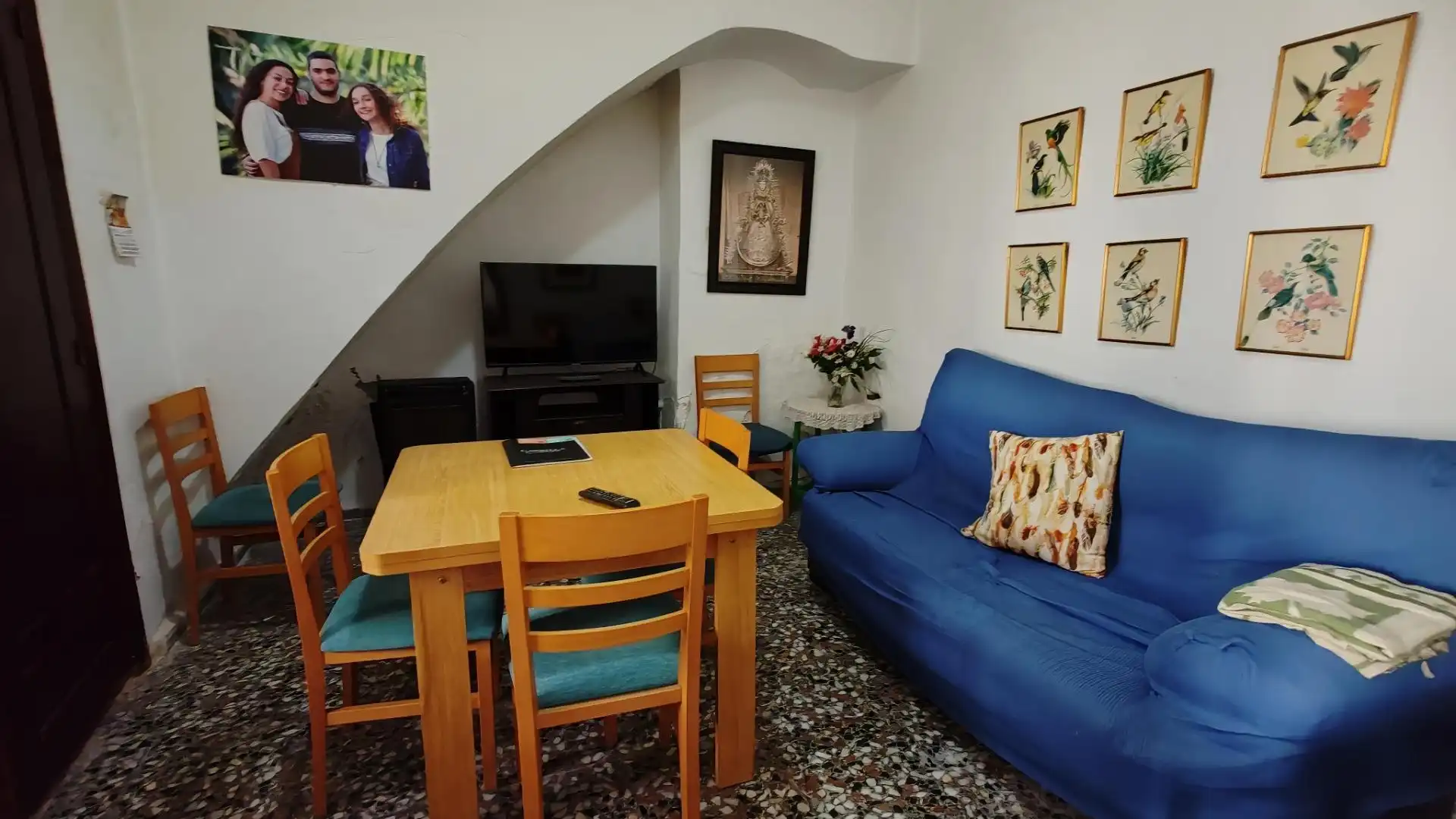 Sala d'estar de Casa adosada en venda en Gandia amb Terrassa i Balcó