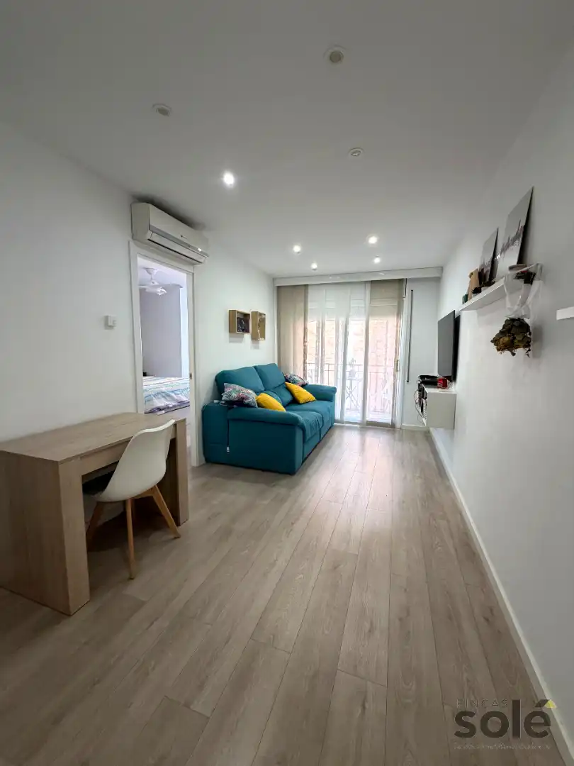 Sala d'estar de Pis en venda en Santa Coloma de Gramenet amb Aire condicionat i Calefacció