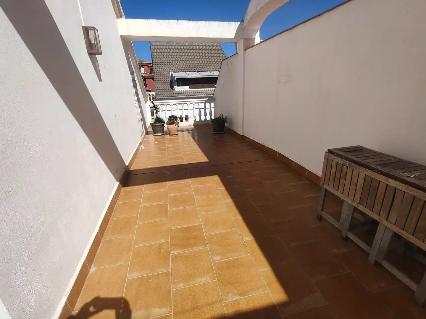 Terrassa de Casa o xalet en venda en Baza amb Moblat