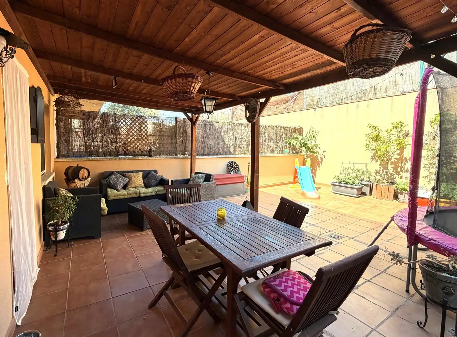 Terrasse von Wohnung zum Verkauf in Òdena mit Klimaanlage, Heizung und Terrasse