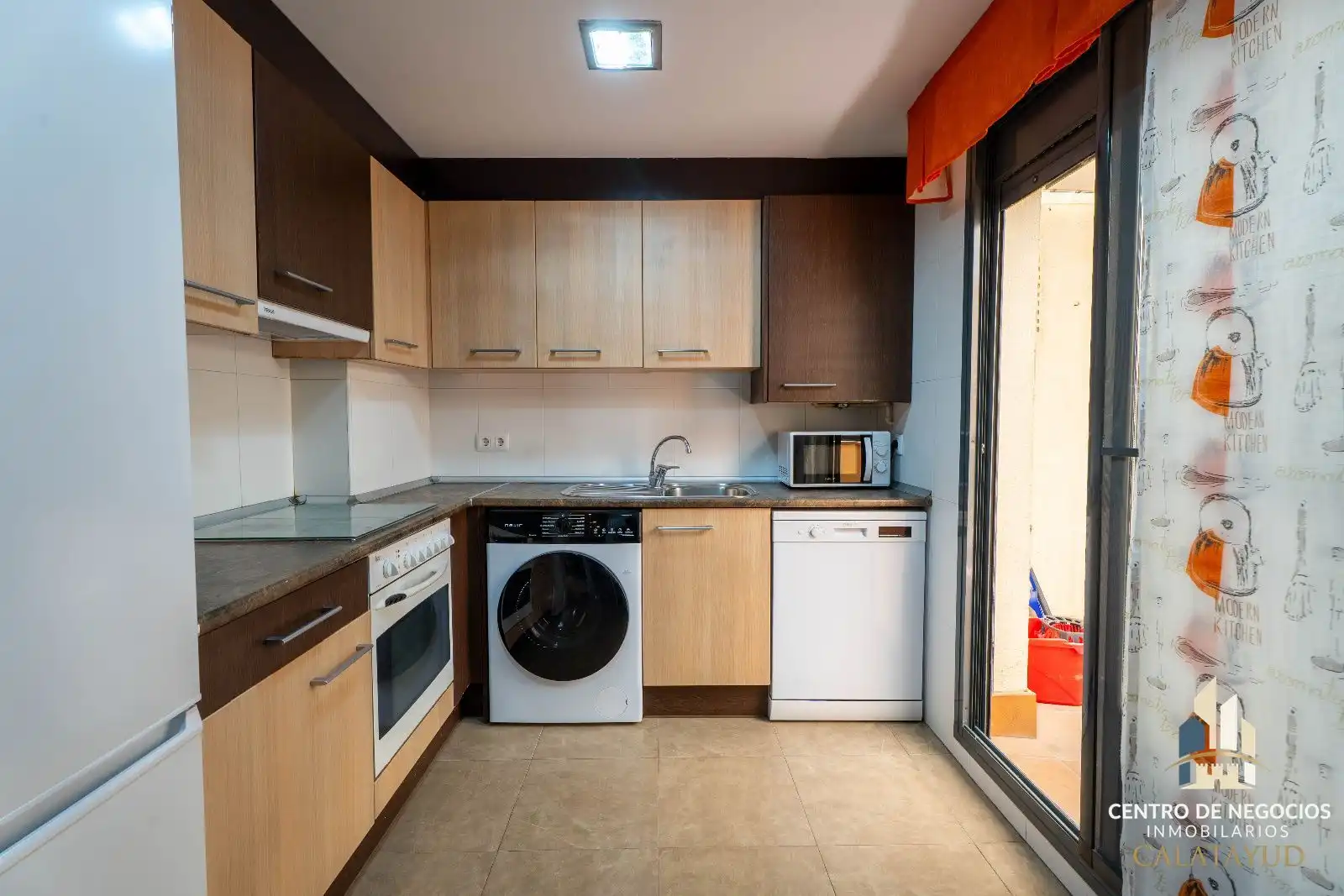 Küche von Wohnung zum Verkauf in Calatayud mit Heizung, Parkett und Terrasse