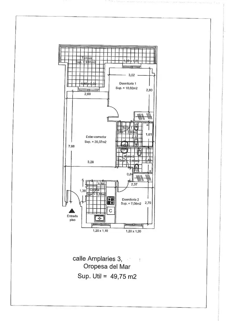 Apartamento en venta en Oropesa del Mar / Orpesa con Jardín privado, Terraza y Amueblado