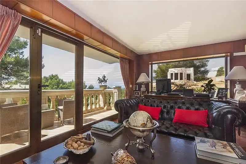 Sala d'estar de Casa o xalet en venda en Llucmajor amb Aire condicionat, Calefacció i Jardí privat