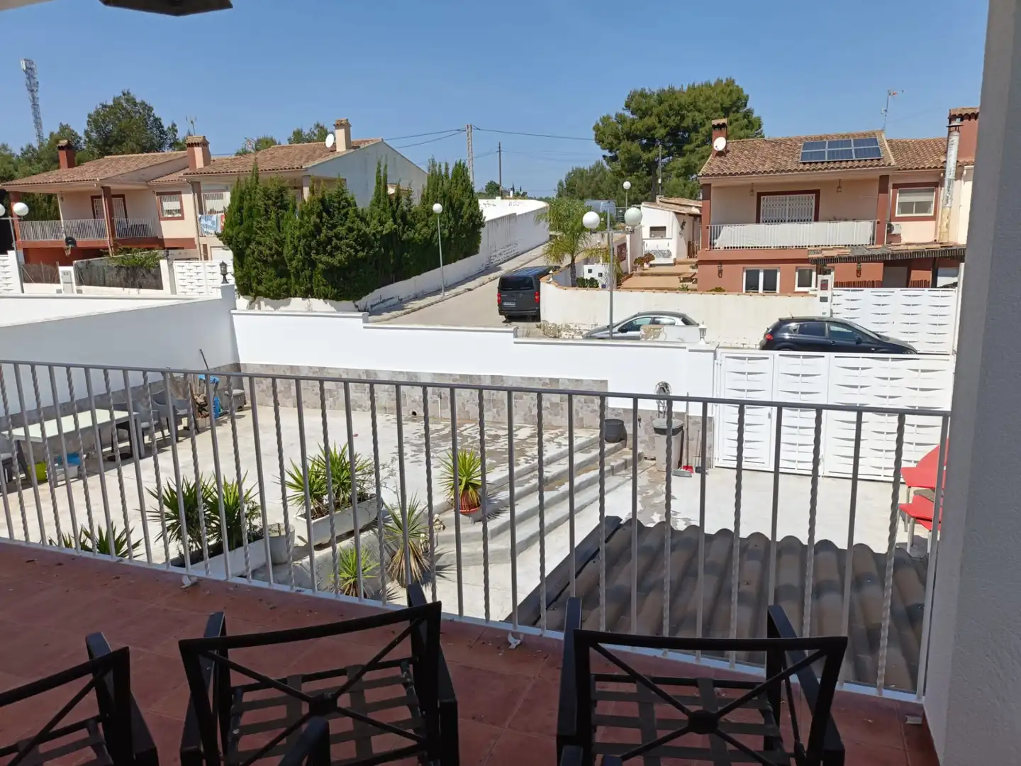 Terrassa de Casa adosada de lloguer en Montserrat amb Calefacció, Jardí privat i Parquet