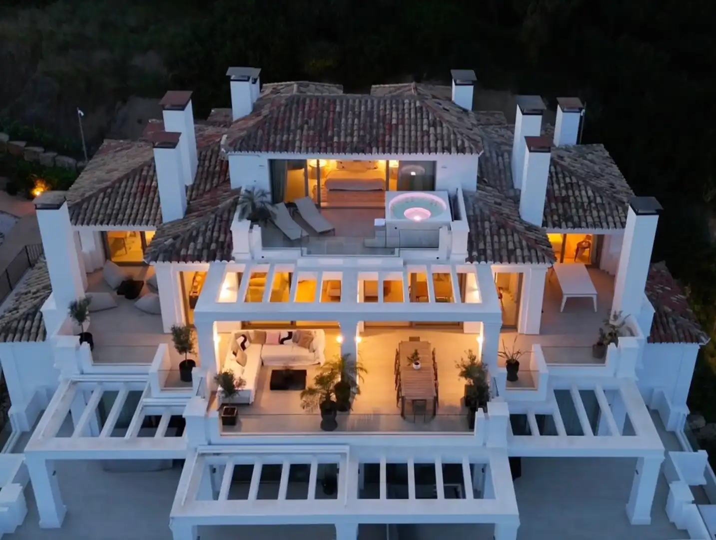 Terrasse von Dachboden zum Verkauf in Marbella mit Terrasse und Balkon