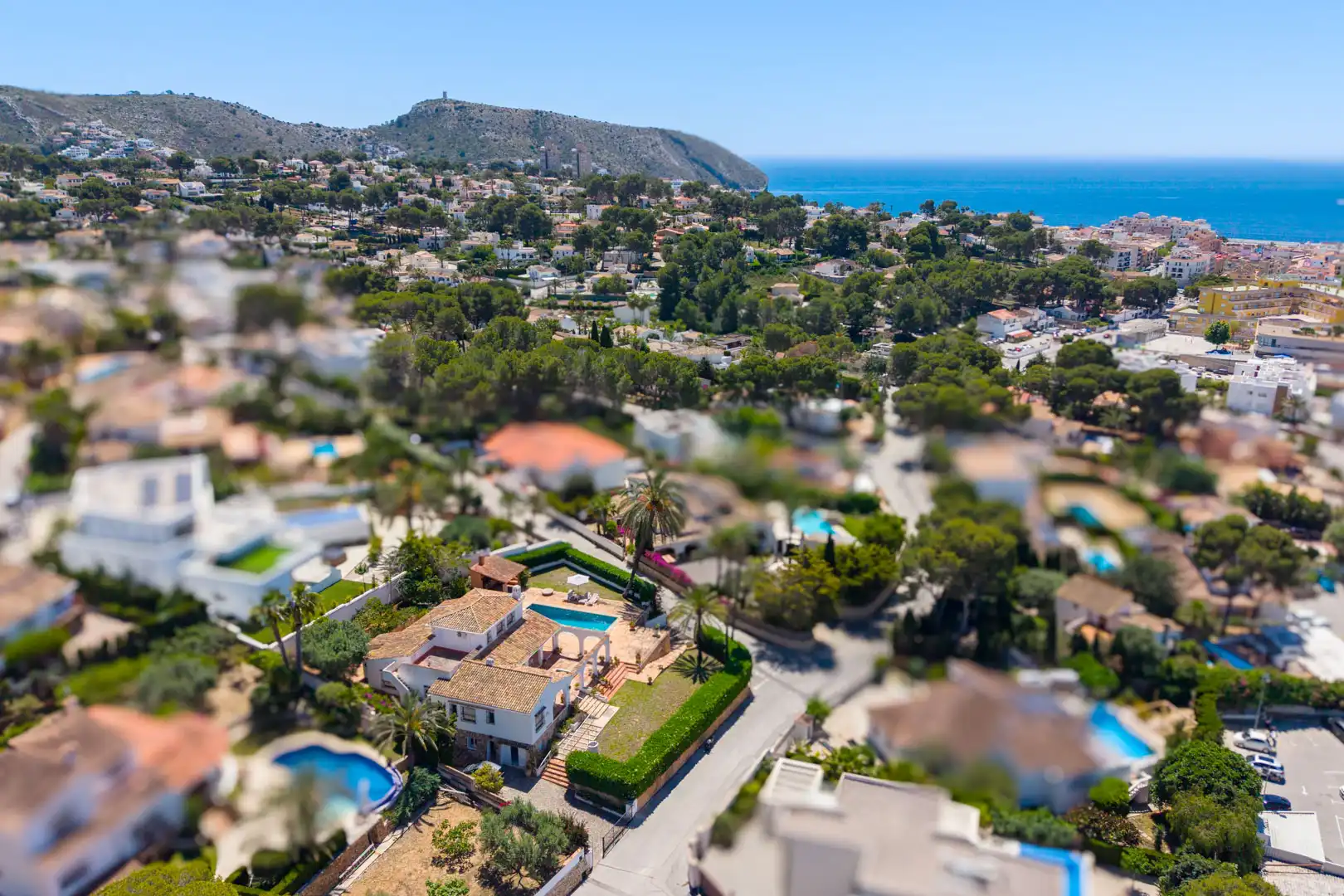 Vista exterior de Casa o chalet en venta en Moraira con Aire acondicionado, Calefacción y Terraza