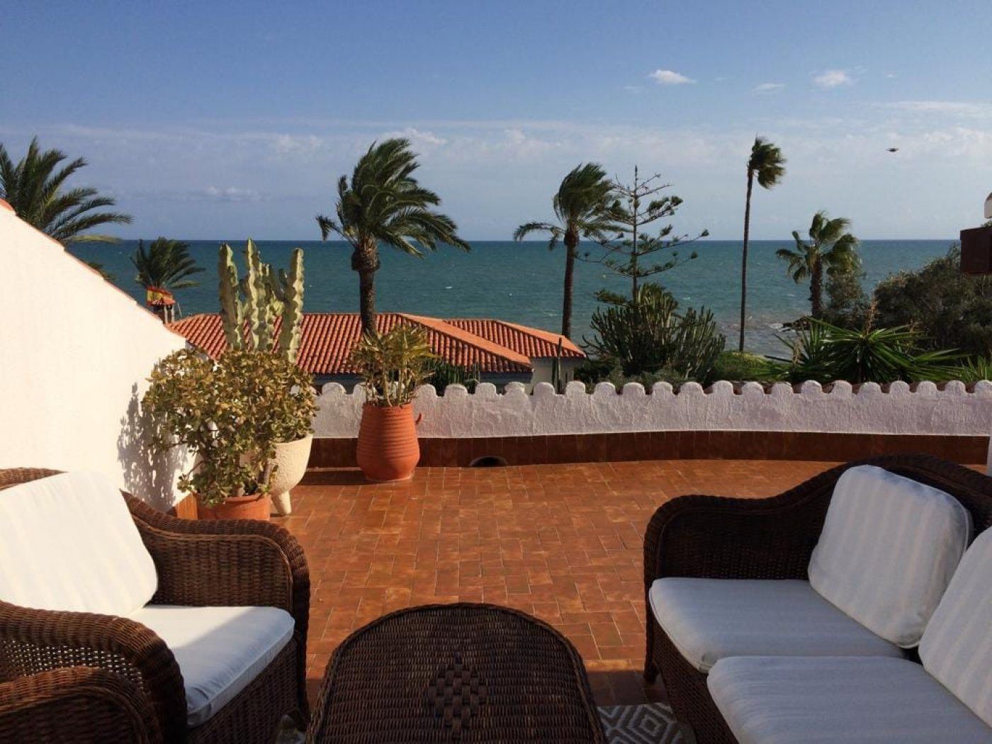 Terrassa de Casa o xalet de lloguer en Santa Pola amb Jardí privat, Terrassa i Moblat