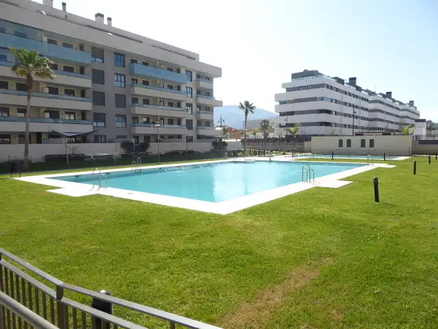 Swimming pool of Flat for rent in Torremolinos  with Air Conditioner, Parquet flooring and Terrace